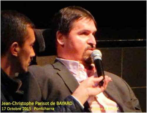 JC Parisot lors de la conférence du 17 oct 2015 - Les Amis de Bayard