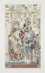 tapisserie chateau Bayard - Penthésilée rend hommage à Priam