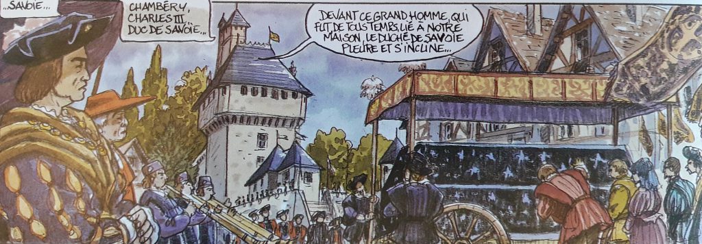 Retour sur Grenoble -BD "L'Histoire de Bayard" - Les Amis de Bayard