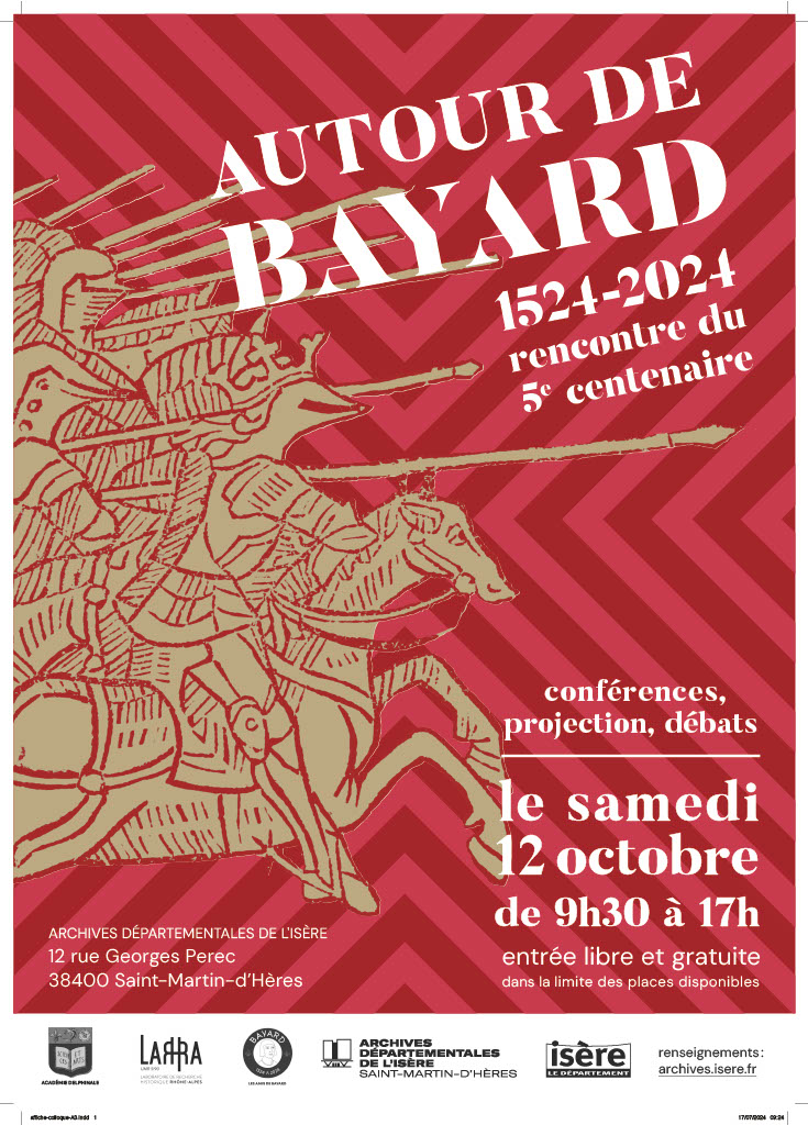 Affiche rencontre 5e centenaire Archive Départe